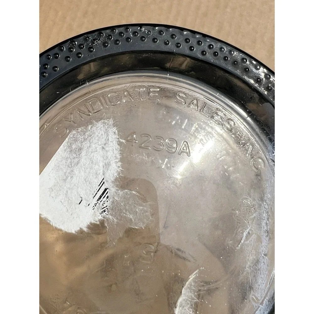 Syndicate Sales Inc Clear Glass Faceted Vase 9